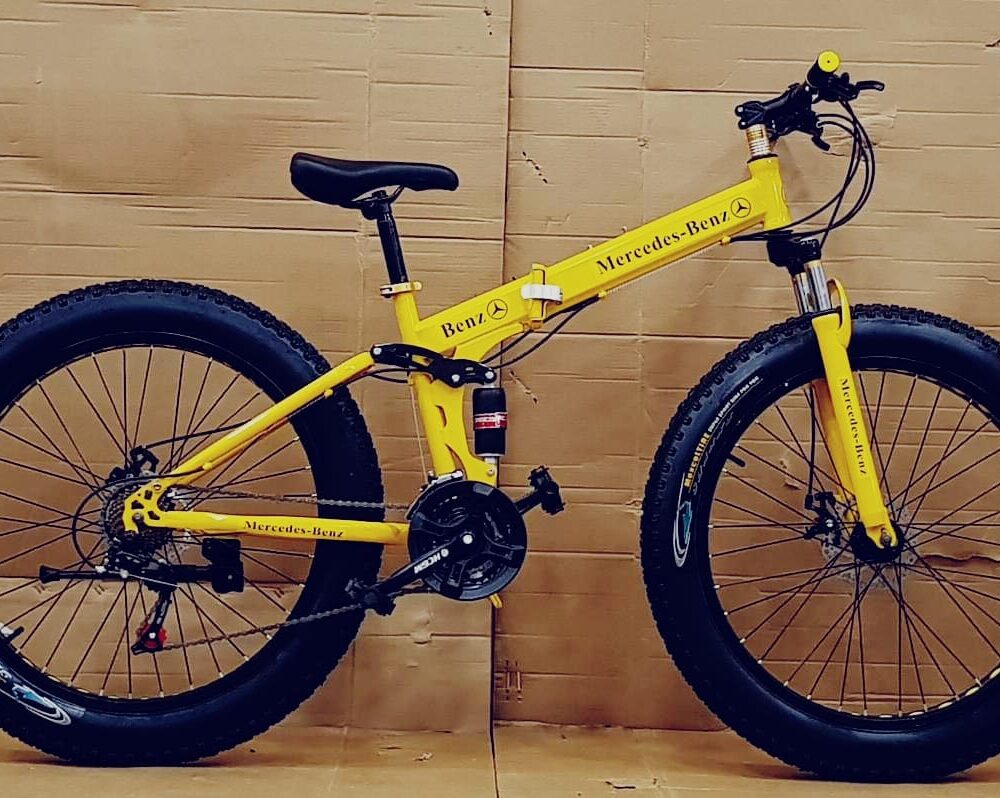 Fat + Foldable cycle with 21 Gears and 26 x 4.0 inch tyres