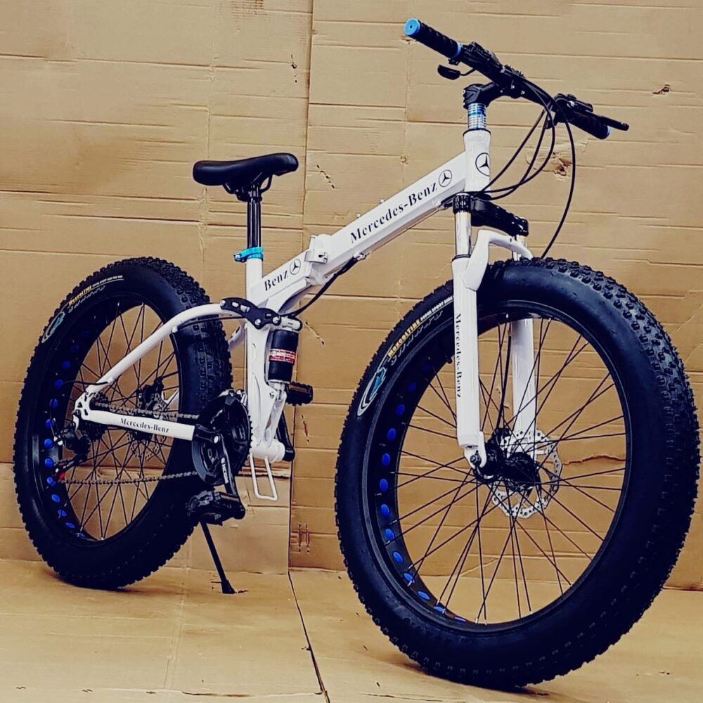 Fat + Foldable cycle with 21 Gears and 26 x 4.0 inch tyres